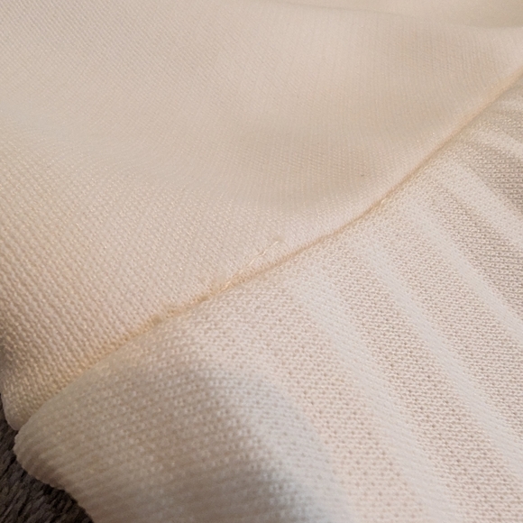 Vintage 1960s Lord & Taylor Parade White Sleeveless Dress Pleated Skirt Small - Picture 13 of 13